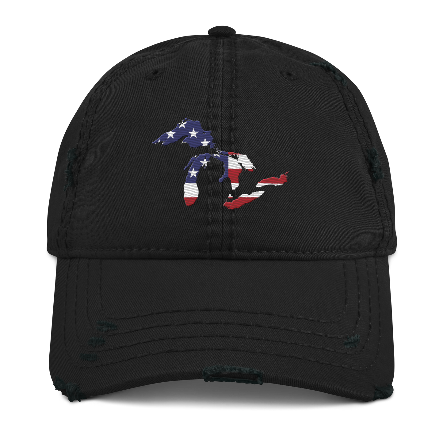 Great Lakes Distressed Dad Hat (Patriotic Edition)