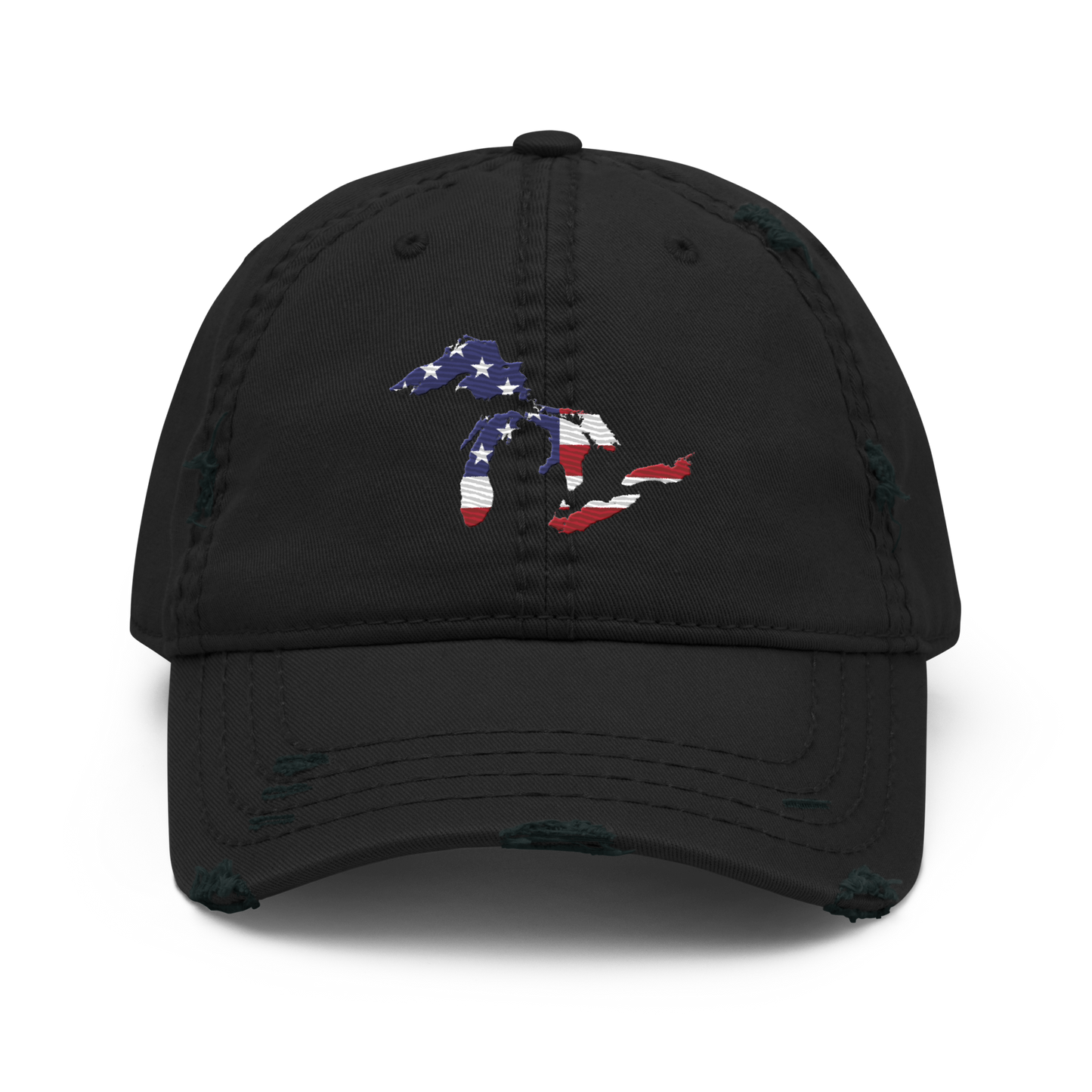 Great Lakes Distressed Dad Hat (Patriotic Edition)