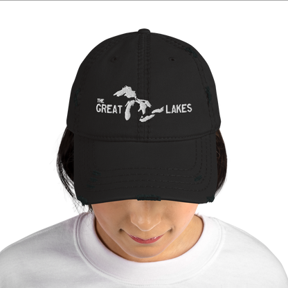 'The Great Lakes' Distressed Dad Hat