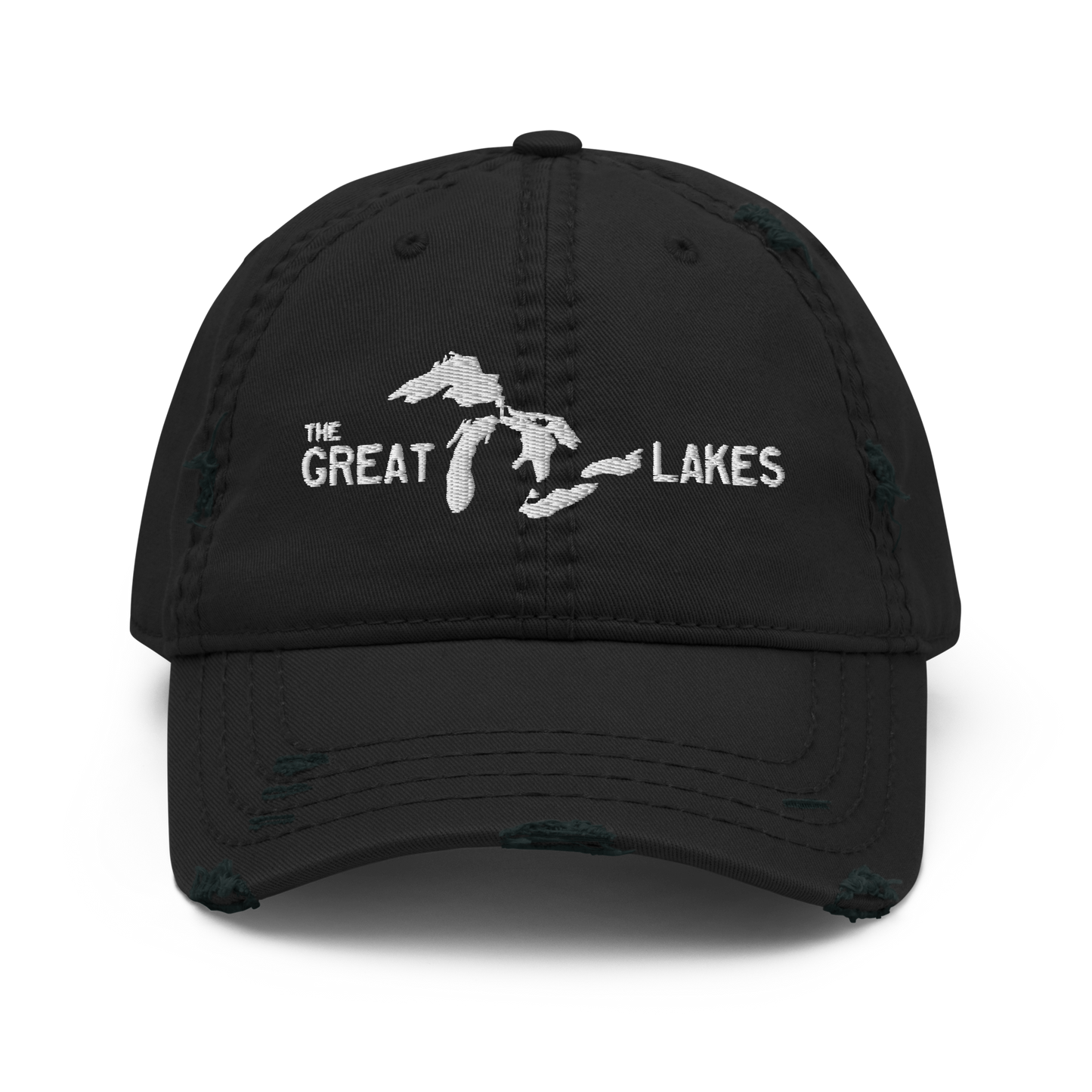 'The Great Lakes' Distressed Dad Hat