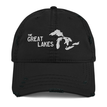 'The Great Lakes' Distressed Dad Hat