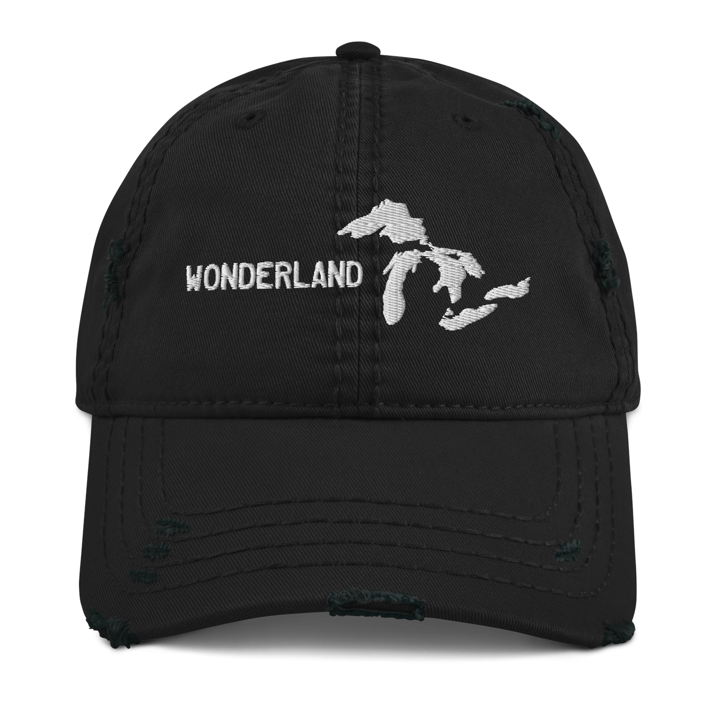 Great Lakes 'Wonderland' Distressed Dad Hat