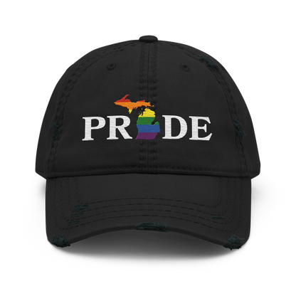 Michigan 'Pride' Distressed Dad Hat