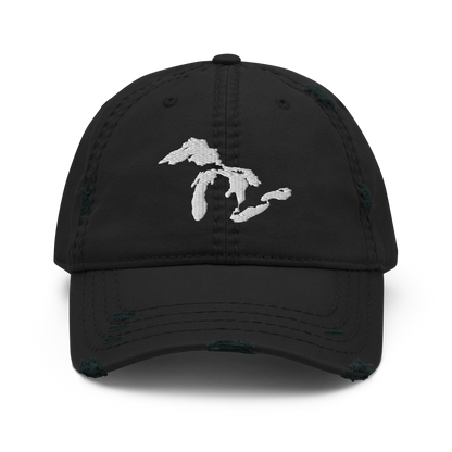 Great Lakes Distressed Dad Hat