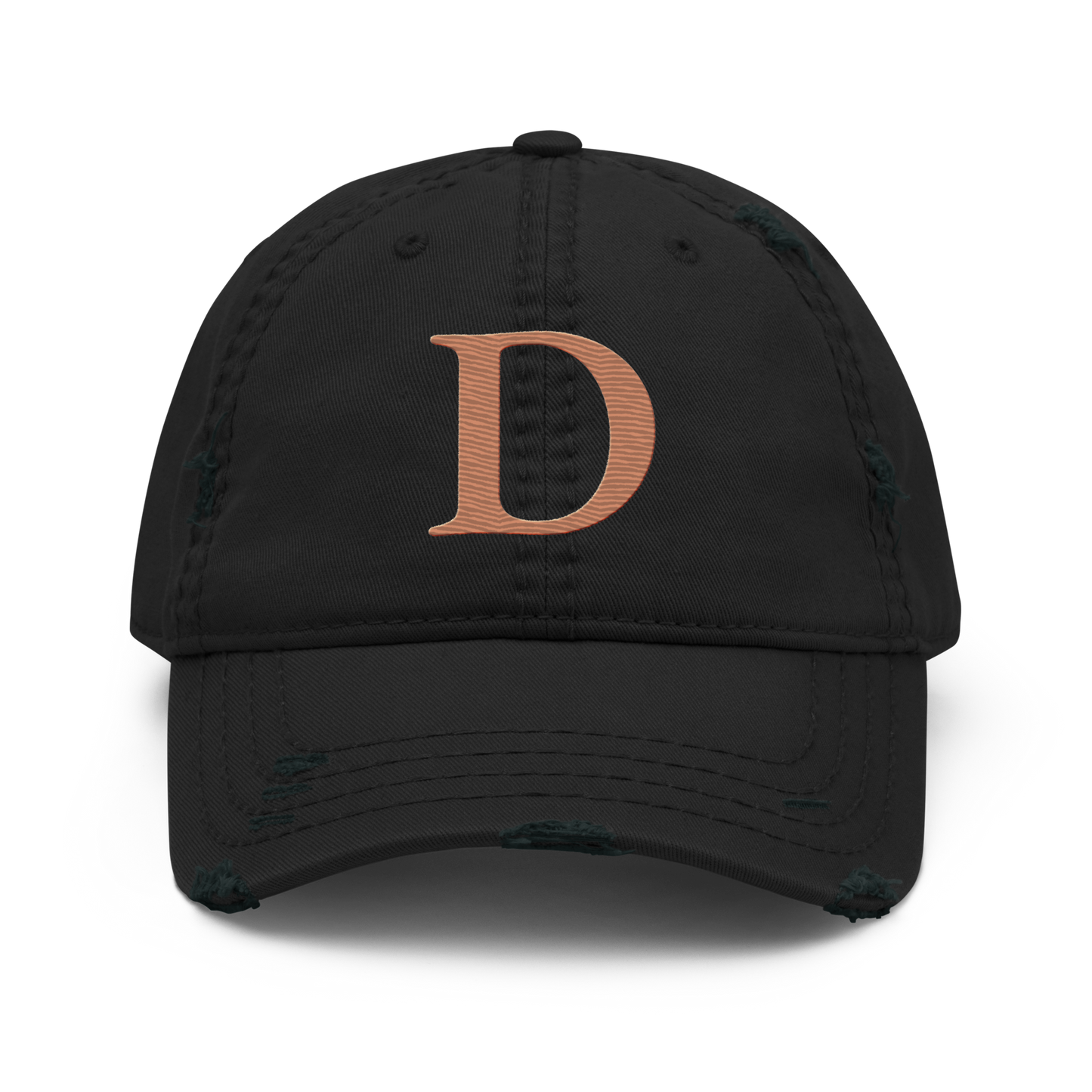 Detroit 'Old French D' Distressed Dad Hat | Copper