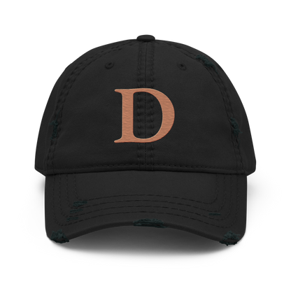 Detroit 'Old French D' Distressed Dad Hat | Copper