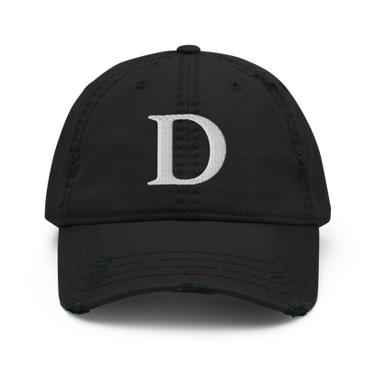 Detroit 'Old French D' Distressed Dad Hat