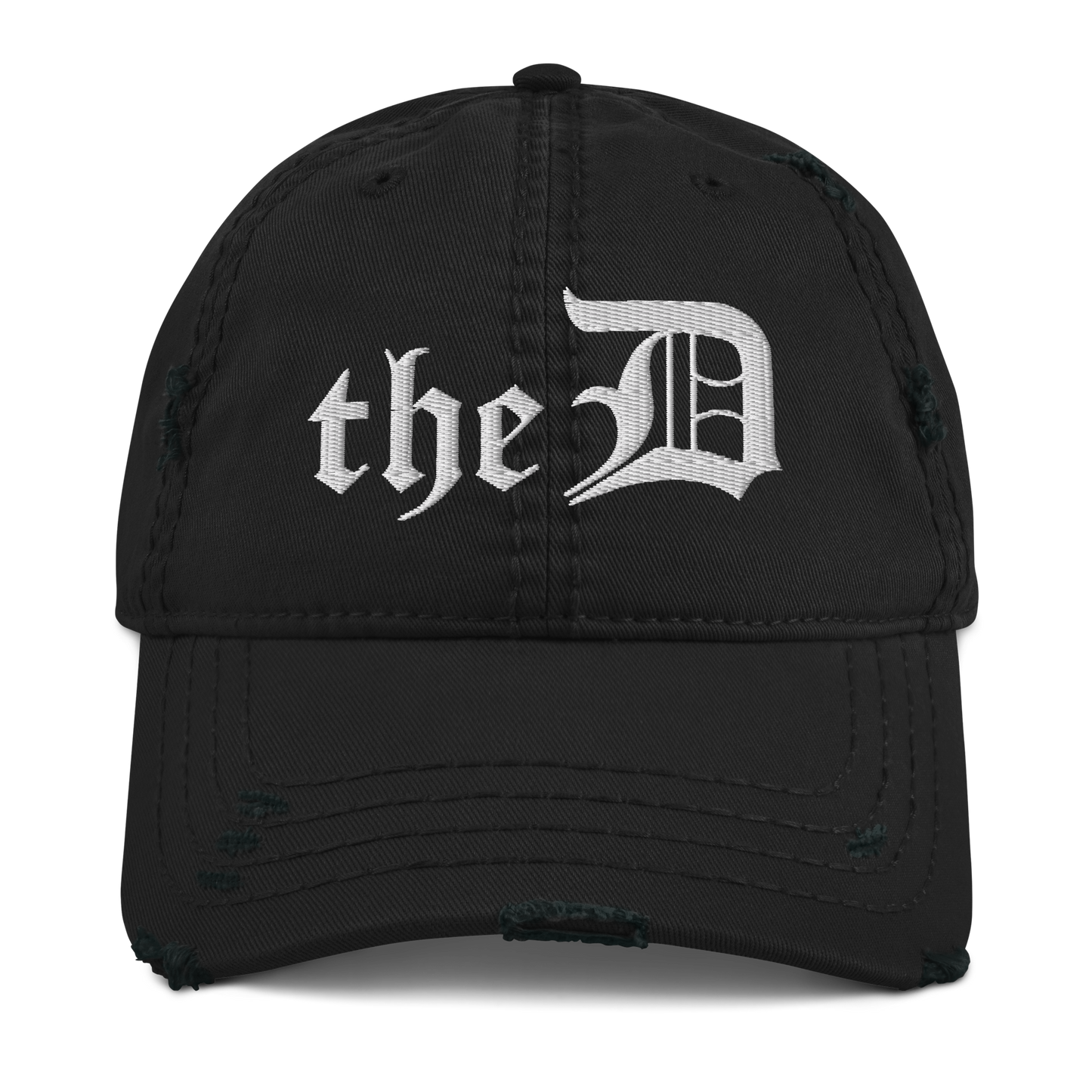 Detroit 'The D' Distressed Dad Hat