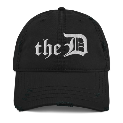 Detroit 'The D' Distressed Dad Hat