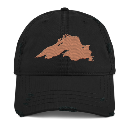 Lake Superior Distressed Dad Hat | Copper