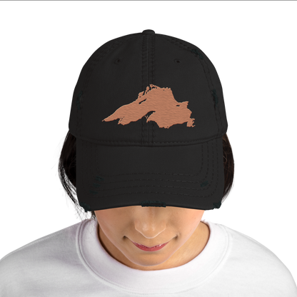 Lake Superior Distressed Dad Hat | Copper