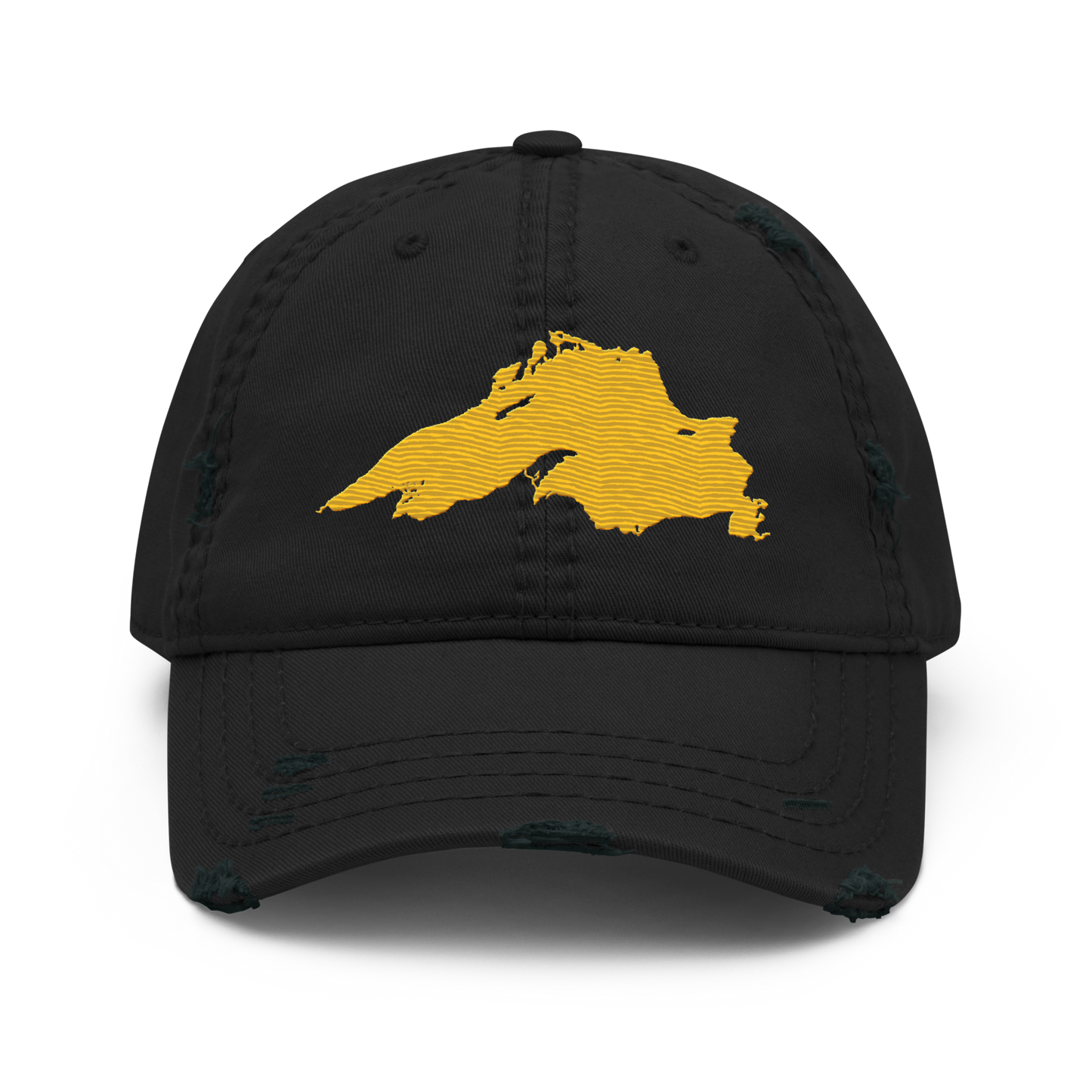 Lake Superior Distressed Dad Hat | Superior Gold