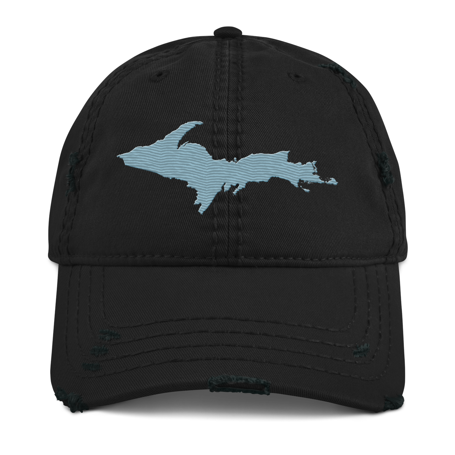 Upper Peninsula Distressed Dad Hat | Opal Blue