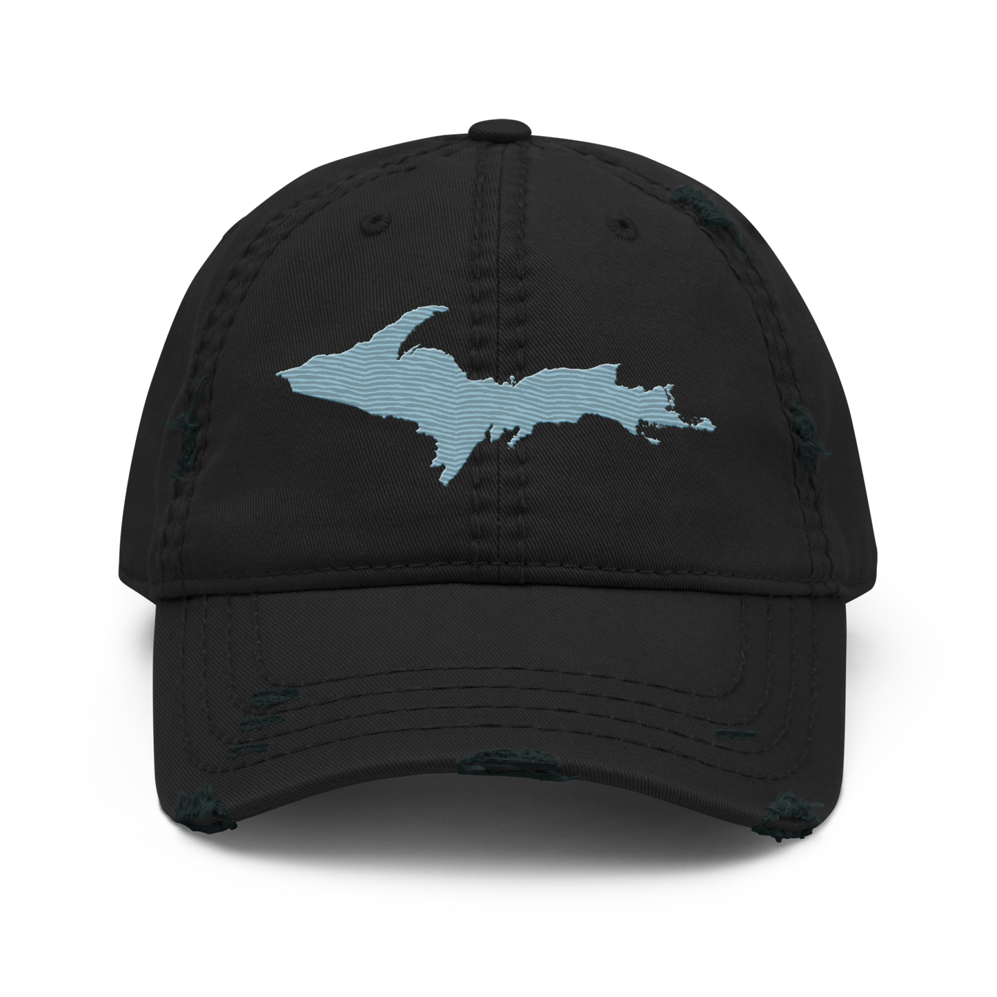 Upper Peninsula Distressed Dad Hat | Opal Blue