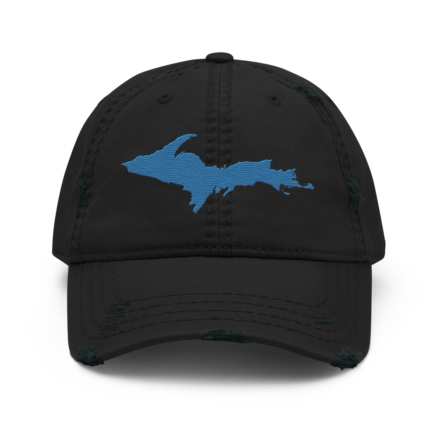 Upper Peninsula Distressed Dad Hat | Superior Blue