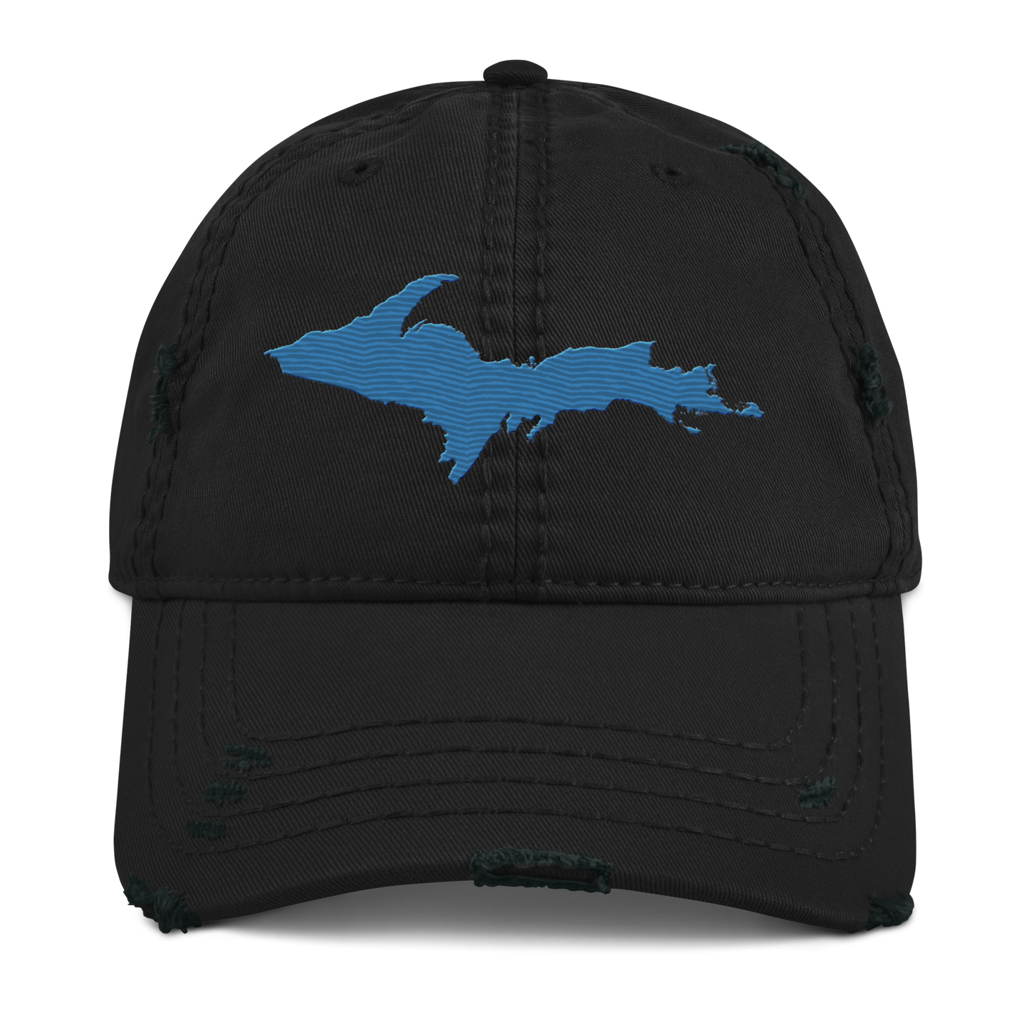 Upper Peninsula Distressed Dad Hat | Superior Blue