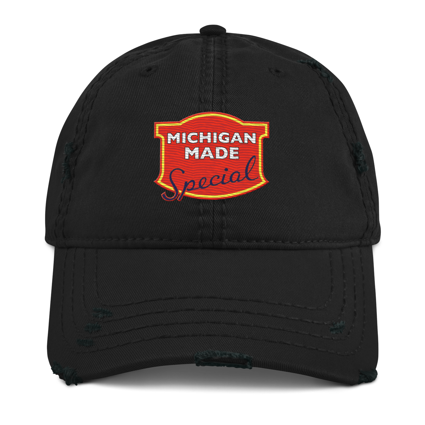 'Michigan Made' Distressed Dad Hat | Potato Chip Parody