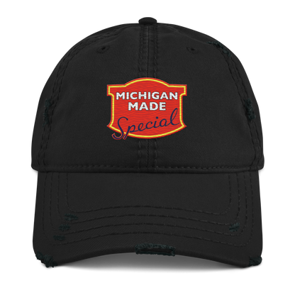 'Michigan Made' Distressed Dad Hat | Potato Chip Parody