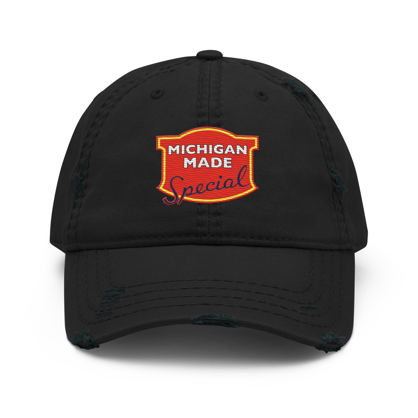 'Michigan Made' Distressed Dad Hat | Potato Chip Parody