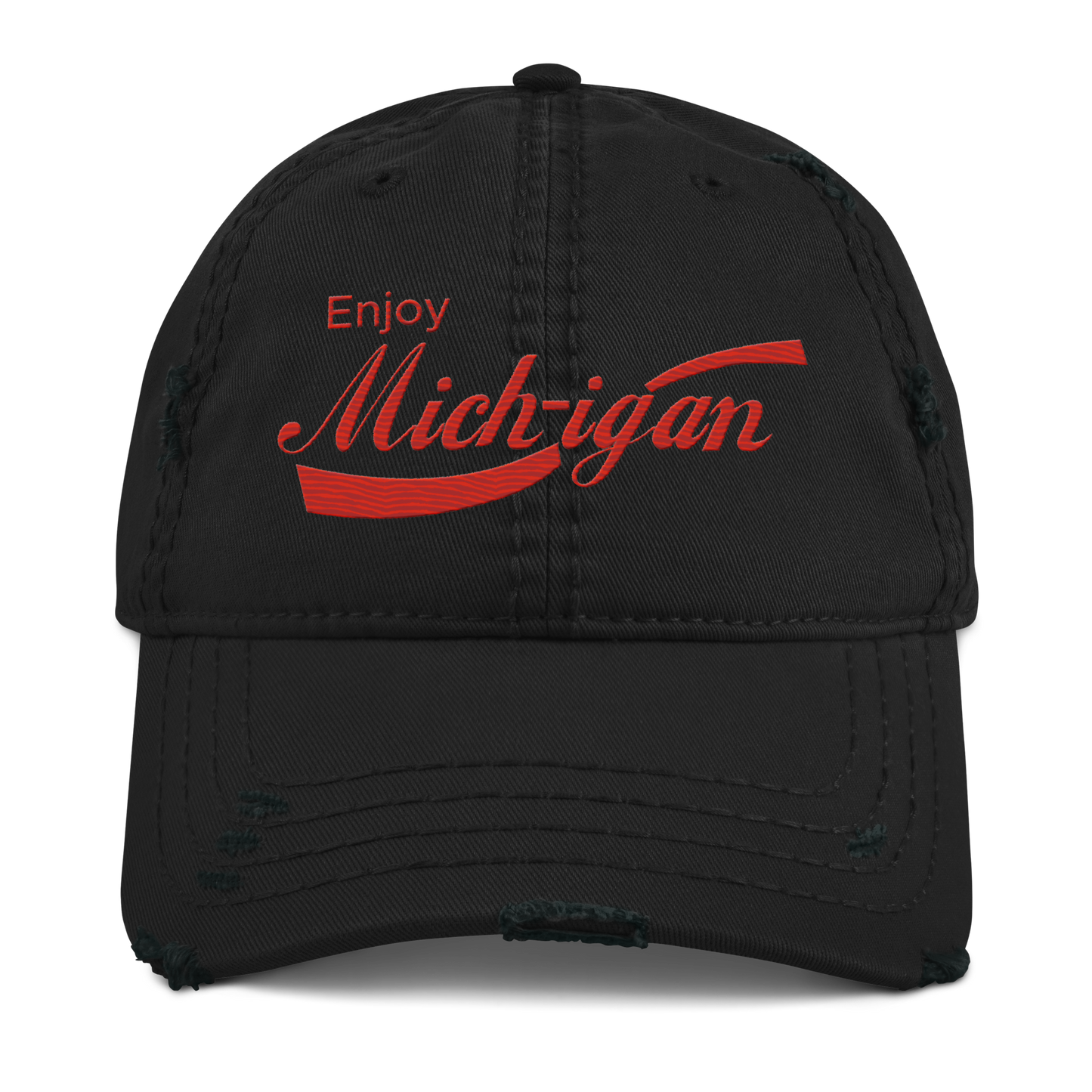 'Enjoy Michigan' Distressed Dad Hat | Sodapop Parody