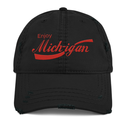 'Enjoy Michigan' Distressed Dad Hat | Sodapop Parody