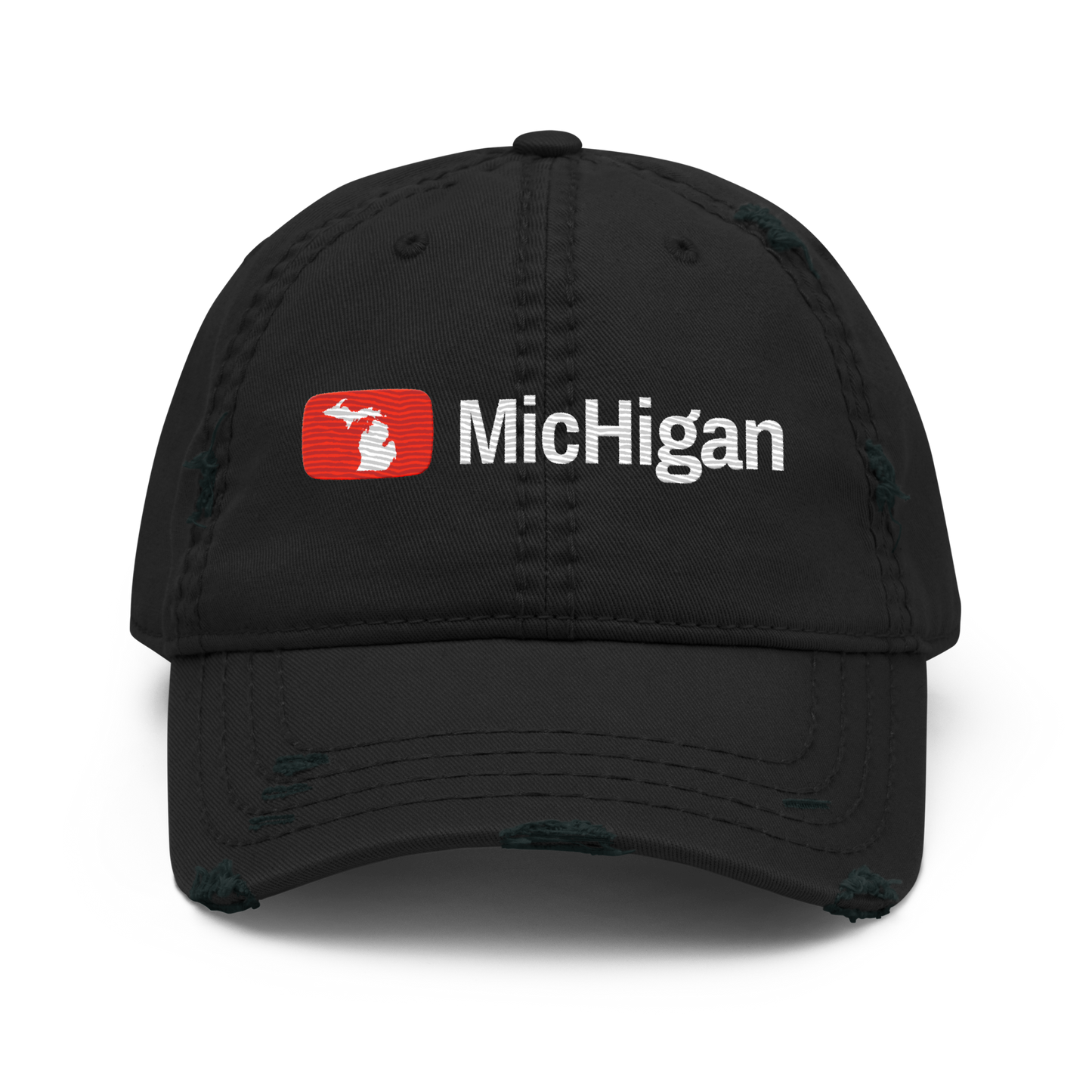 'Michigan' Distressed Dad Hat | Video Sharing Parody