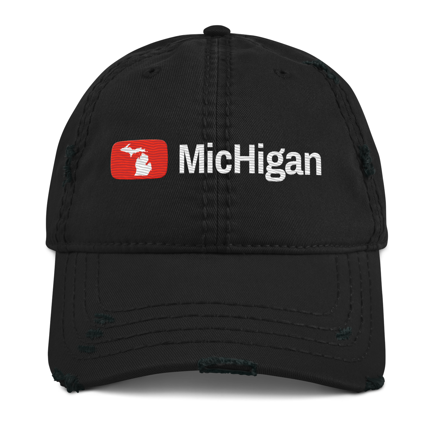 'Michigan' Distressed Dad Hat | Video Sharing Parody