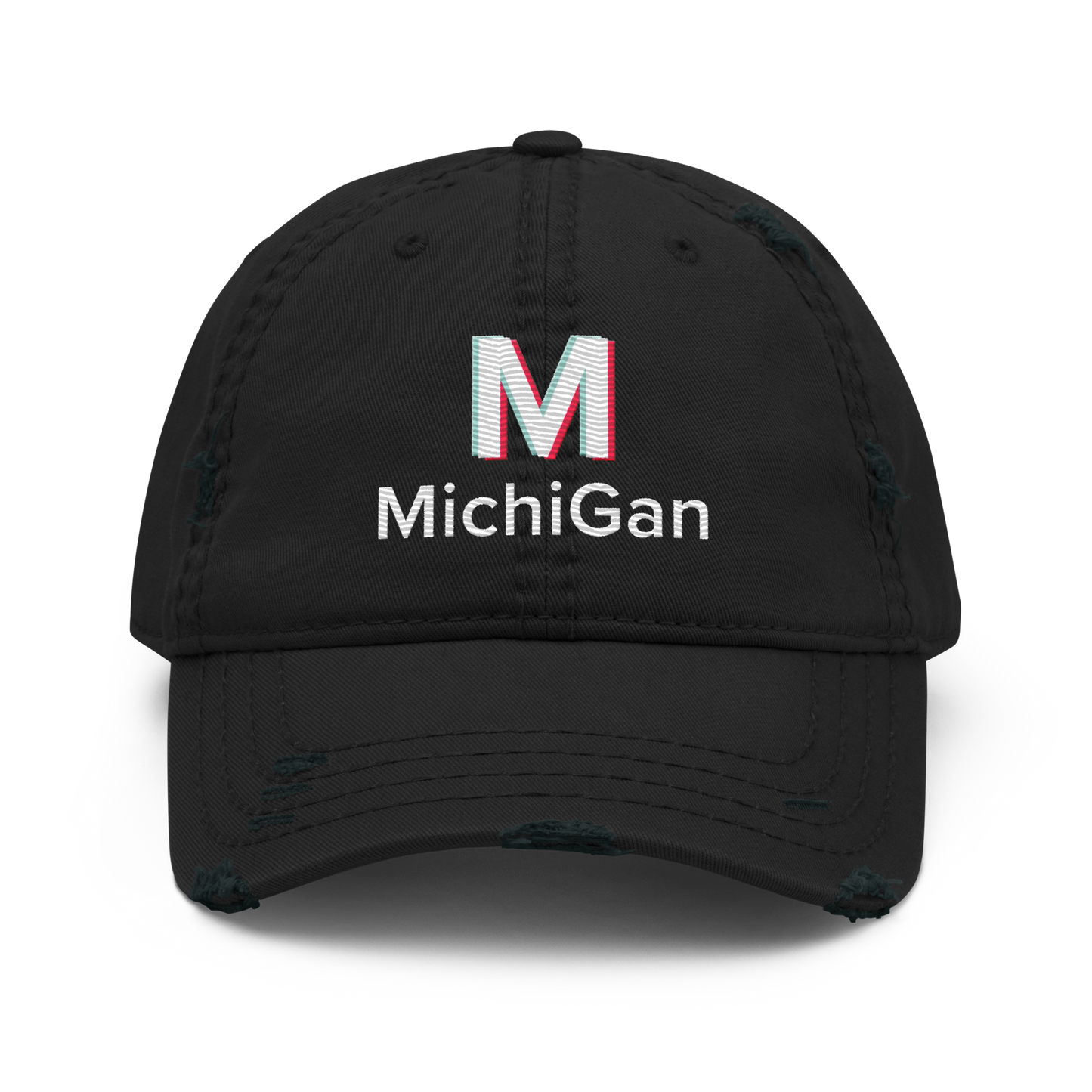 'Michigan' Distressed Dad Hat | Social Media Parody