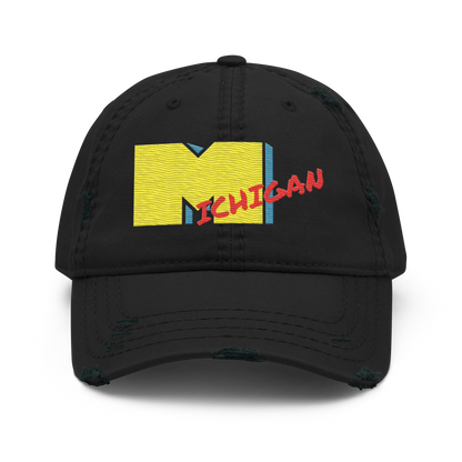 'Michigan' Distressed Dad Hat | Music Television Parody