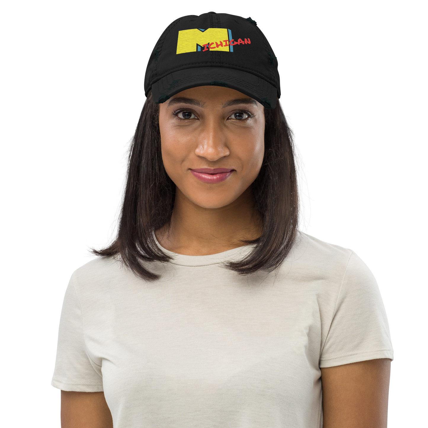 'Michigan' Distressed Dad Hat | Music Television Parody