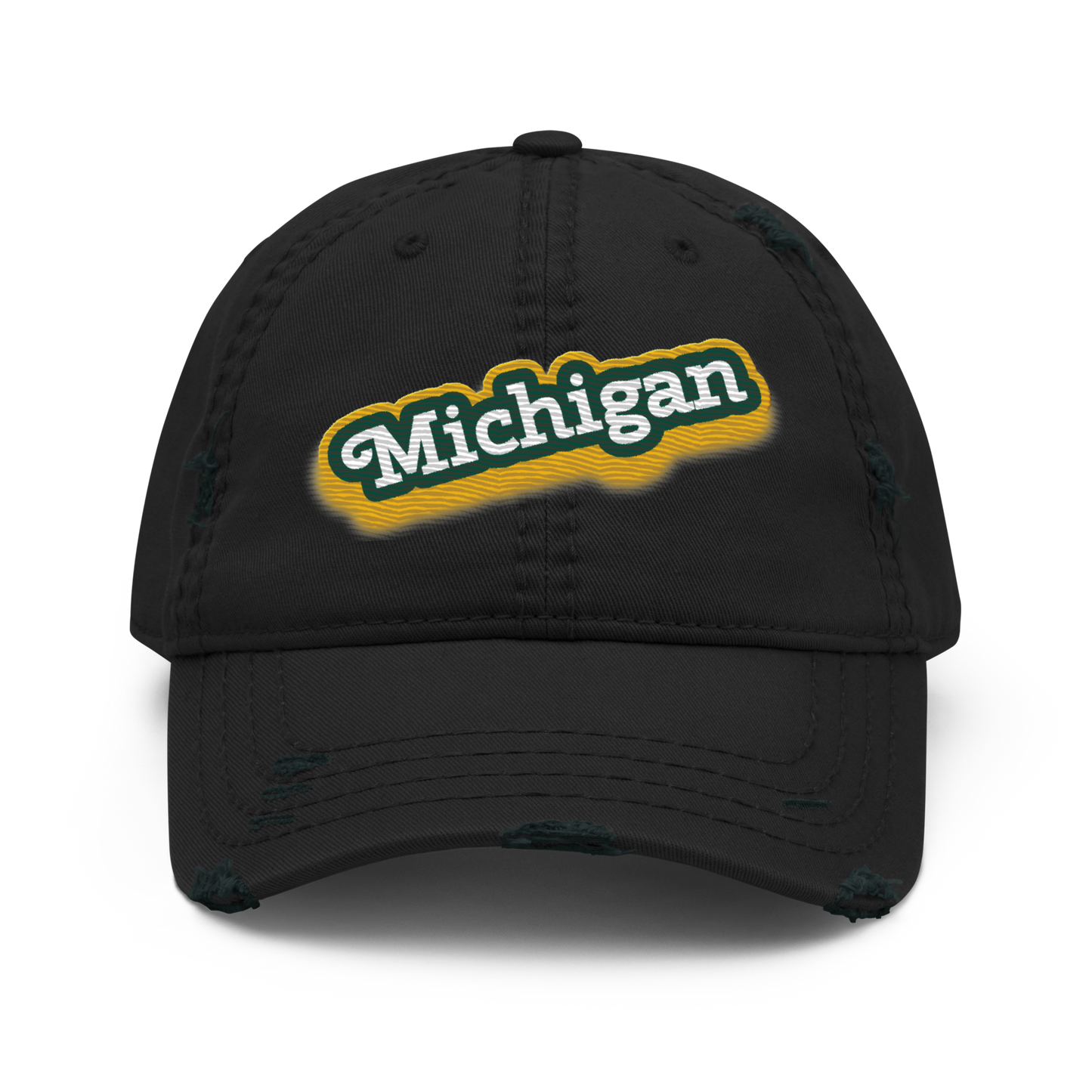 'Michigan' Distressed Dad Hat | Ginger Pop Parody