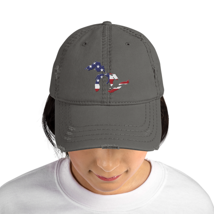 Great Lakes Distressed Dad Hat (Patriotic Edition)