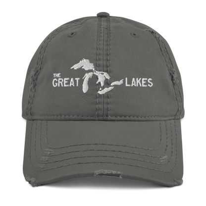 'The Great Lakes' Distressed Dad Hat