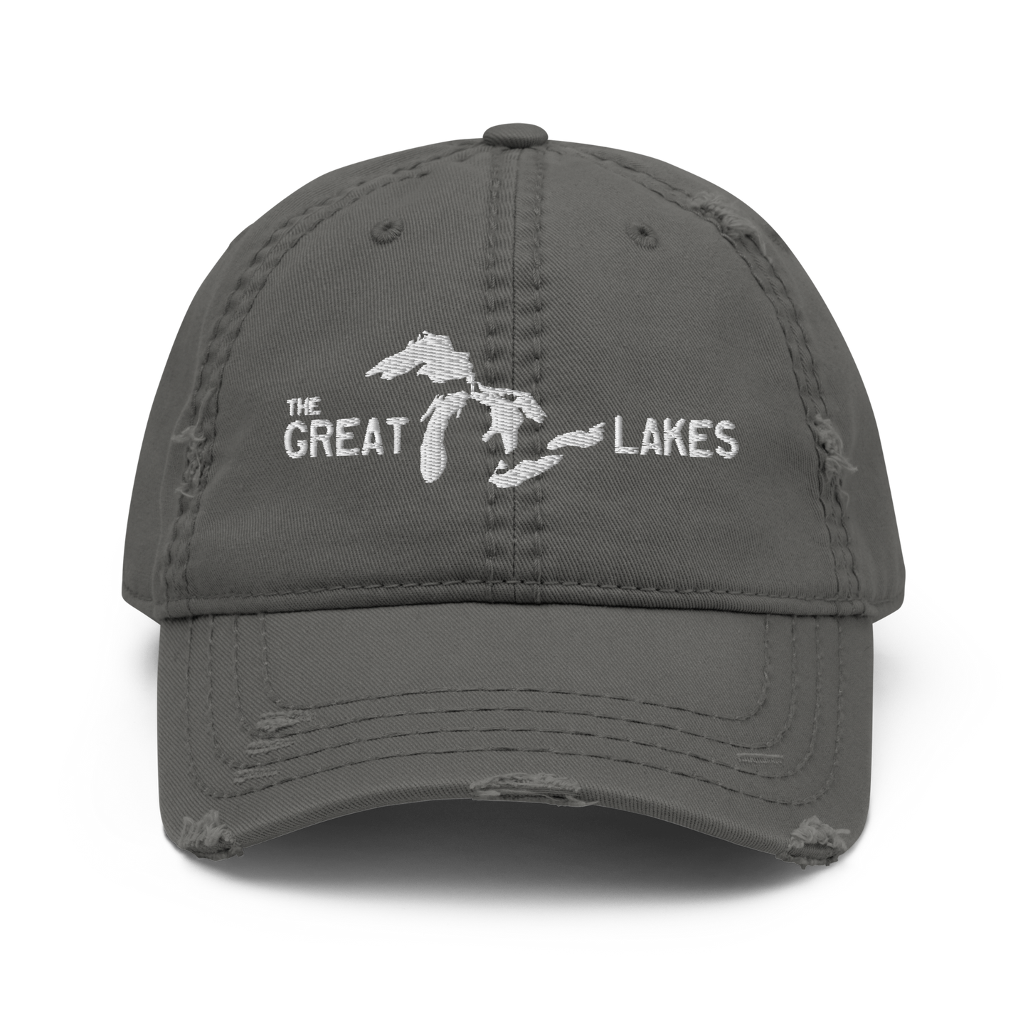 'The Great Lakes' Distressed Dad Hat