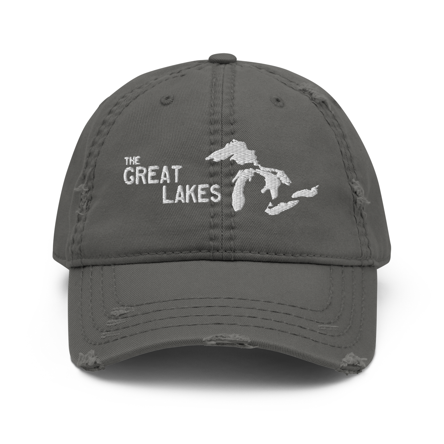 'The Great Lakes' Distressed Dad Hat