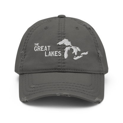 'The Great Lakes' Distressed Dad Hat