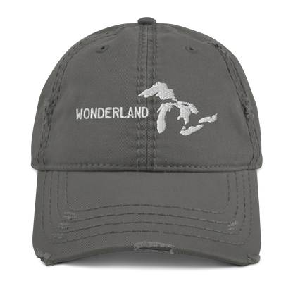 Great Lakes 'Wonderland' Distressed Dad Hat