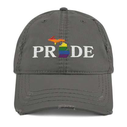 Michigan 'Pride' Distressed Dad Hat