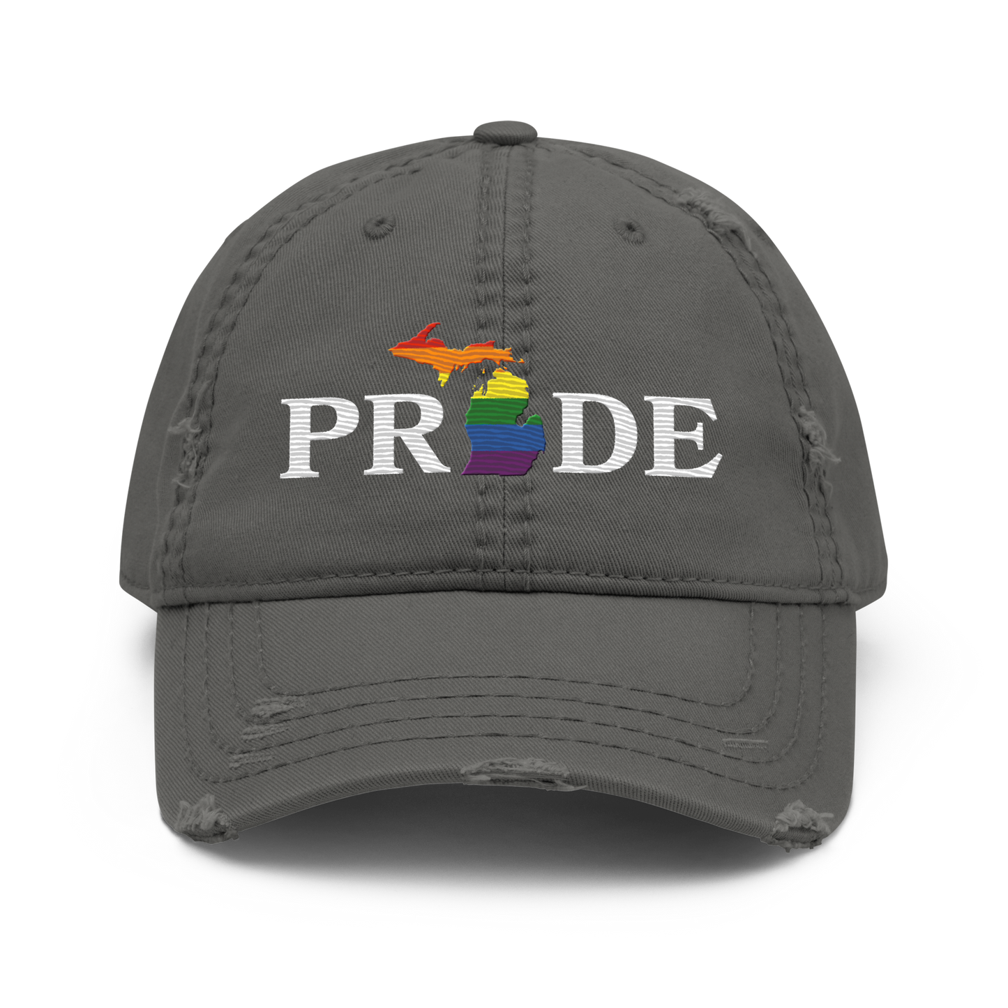 Michigan 'Pride' Distressed Dad Hat