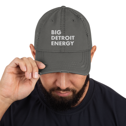 'Big Detroit Energy' Distressed Dad Hat