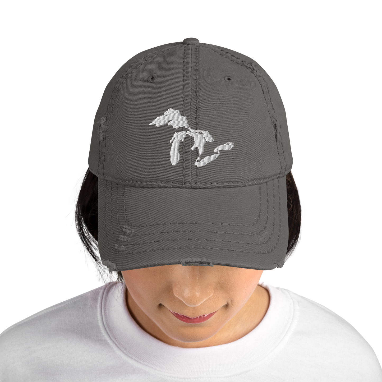 Great Lakes Distressed Dad Hat