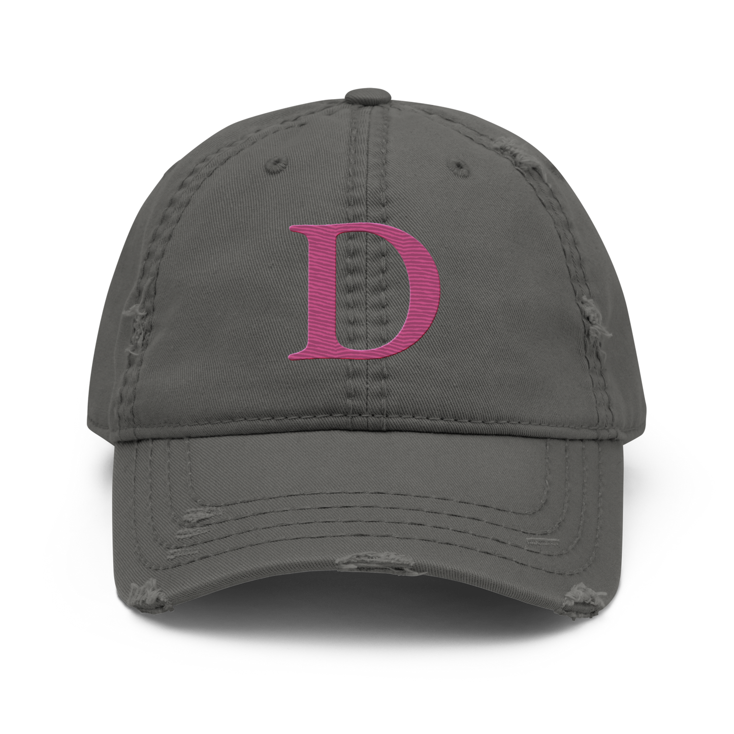 Detroit 'Old French D' Distressed Dad Hat | Apple Blossom Pink