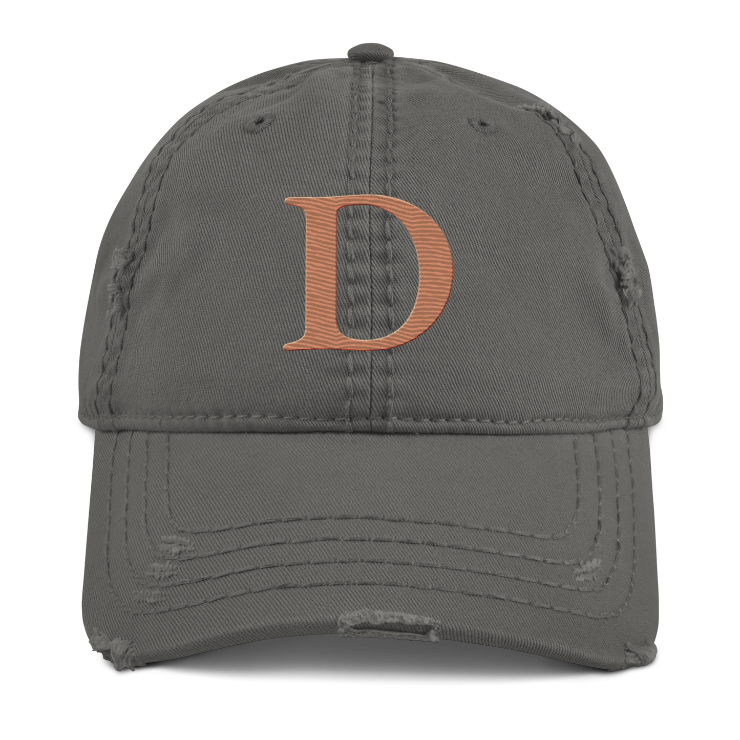 Detroit 'Old French D' Distressed Dad Hat | Copper