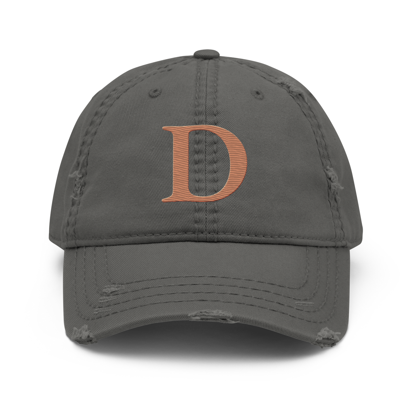 Detroit 'Old French D' Distressed Dad Hat | Copper