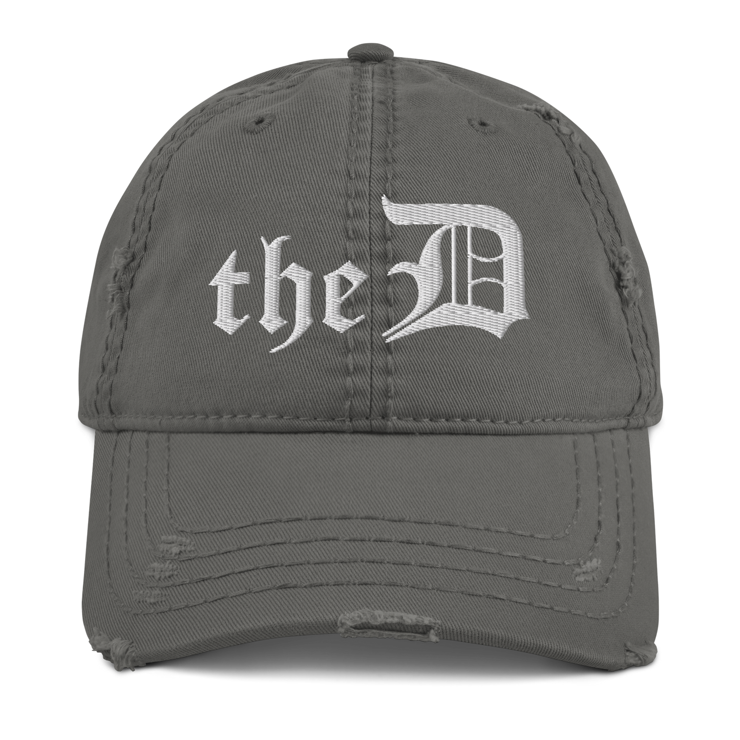 Detroit 'The D' Distressed Dad Hat