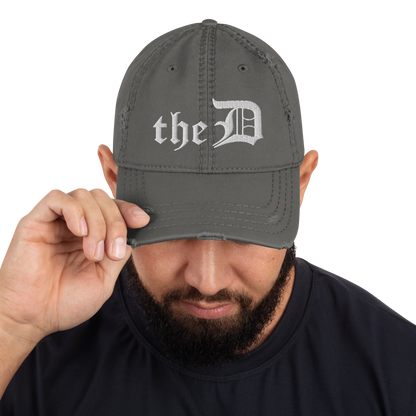 Detroit 'The D' Distressed Dad Hat