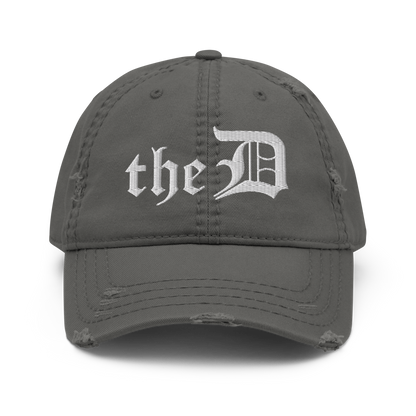 Detroit 'The D' Distressed Dad Hat