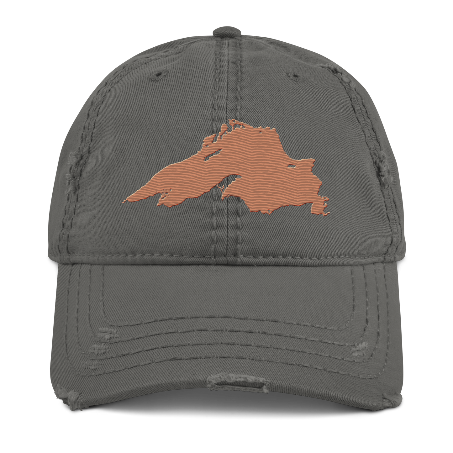 Lake Superior Distressed Dad Hat | Copper