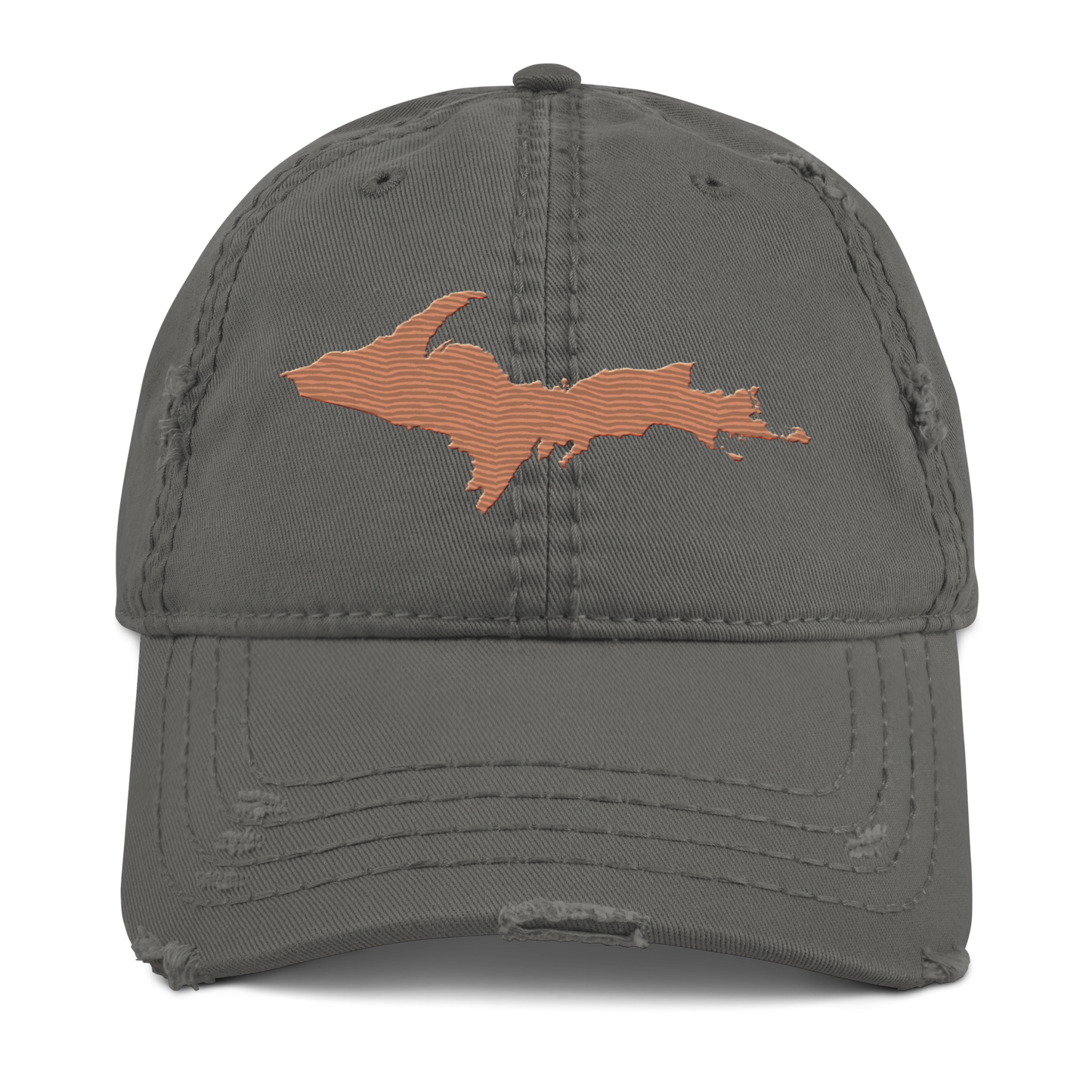 Upper Peninsula Distressed Dad Hat | Copper