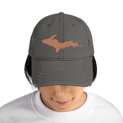 Upper Peninsula Distressed Dad Hat | Copper